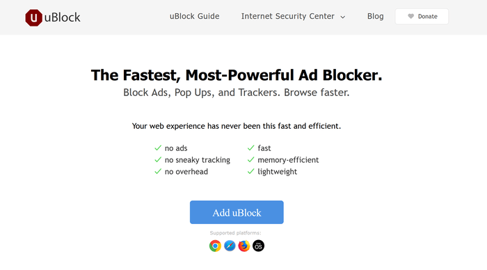 uBlock Origin Review